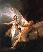 Francisco de Goya La Verdad la Historia y el Tiempo Sweden oil painting artist